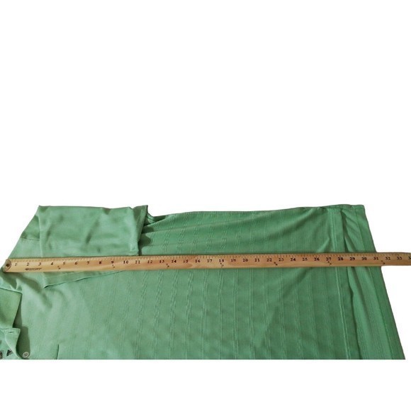 Adidas Men's Mint Green Polo Ribbed  No Size Measurements In  Pics Measures XL - Picture 8 of 15